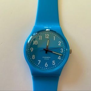 Pasnew Glow-in-the-Dark Watch Blue 9.5”